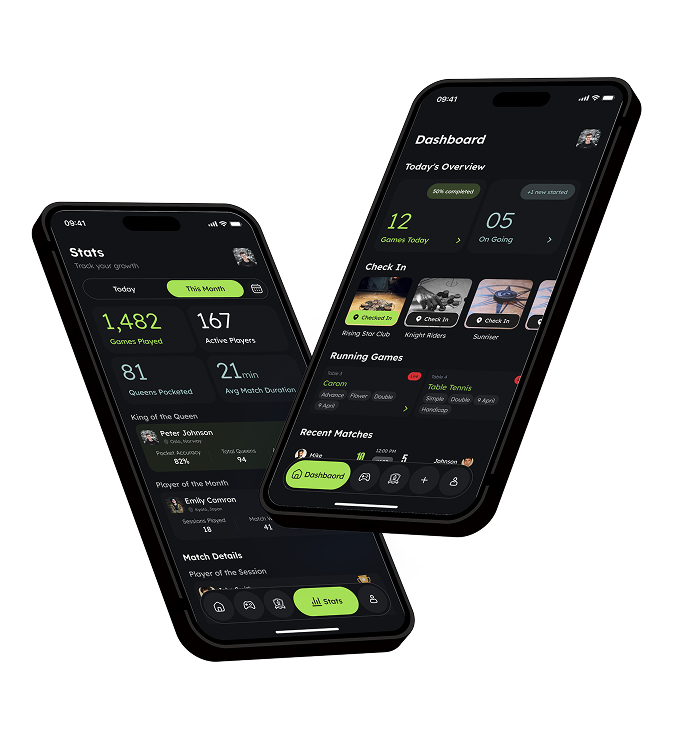ScoreTT app on phone